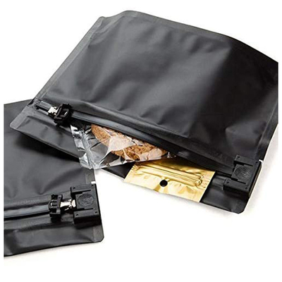 アルミ ホイルのマットの黒いプラスチック スライダーのkマイラーはChildproof出口の包装を袋に入れる