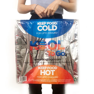 凍結するのためのOEMサラダ アルミ ホイルの熱く冷たい絶縁された袋
