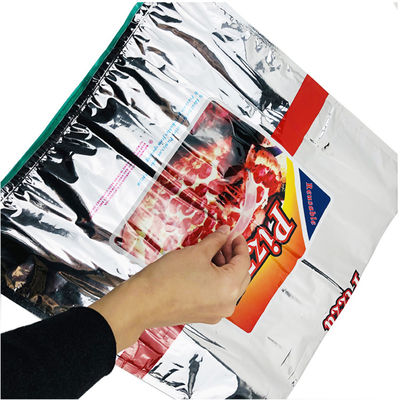 Picnic 0.05mm Disposable Thermal Bags , PET / VMPET Thermal Insulated Lunch Bag