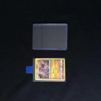 Yugiohのペニーの透明な3x4トレーディング カードの袖64*89mm