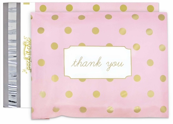 Thank You Poly Mailer Envelope Plastic Custom Mailing Shipping Bags Self Seal