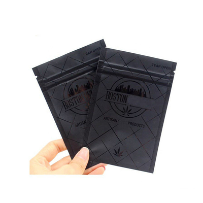 窓CMYK/Pantoneの印刷を用いるマイラーのResealable黒いkの包装袋