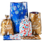 クリスマスのサンタの子供のプラスチック巾着袋のクッキー キャンデーのおもちゃのグッズの包装