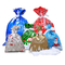 クリスマス ホリデー パーティーの記念品 プラスチック ホイル ドローストリング ギフト トリート バッグ キャンディ グッズ