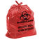 LLDPE Red Clinical Waste Bags , 30*36" Medical Waste Disposal Bags