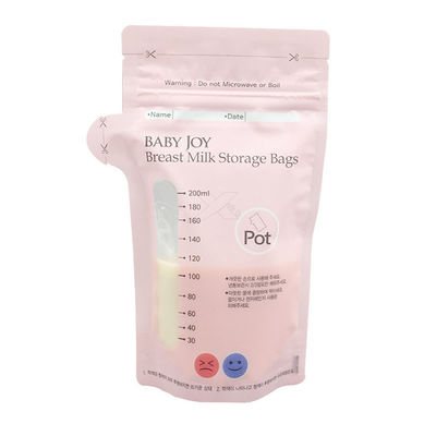 再使用可能な二重ジップ ロック式の赤ん坊の熱の母乳の貯蔵の包装袋