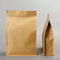 コーヒー軽食のくだらないクラフト紙のジッパー ロックの包装はOilproofの中のResealableホイルを袋に入れる